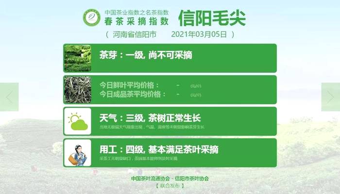 有关于2021春茶采摘指数，伴随春天，如期而至！的最新资讯(7)
