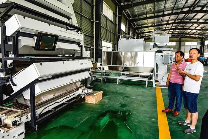 有关于安徽省首台全数字化茶叶生产线进“绿月” 智能化改造的新闻(2)