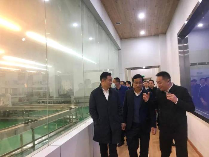 关于红安县党政代表团一行到赤壁茶发集团参观考察的消息(3)