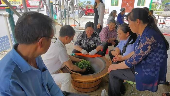 有关于蒙山茶传统制作技艺非遗传承人向世全培训雅安市石棉县美罗镇名优绿茶加工培训班学员的最新资讯(2)