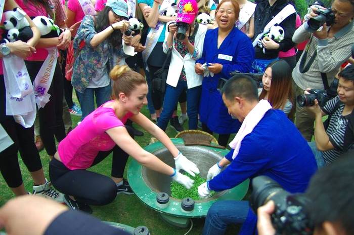 关于蒙山茶传统制作技艺非遗传承人向世全培训雅安市石棉县美罗镇名优绿茶加工培训班学员的最新资讯(5)