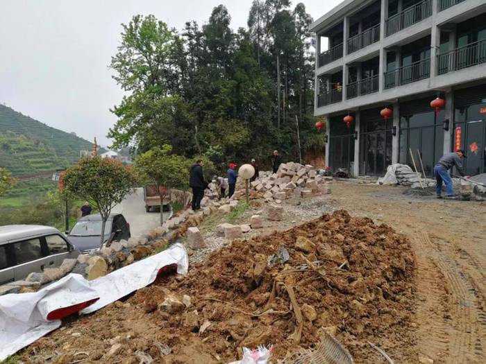 有关于微改造 精提升，朝阳山平阳黄汤文化展新颜！的信息(5)