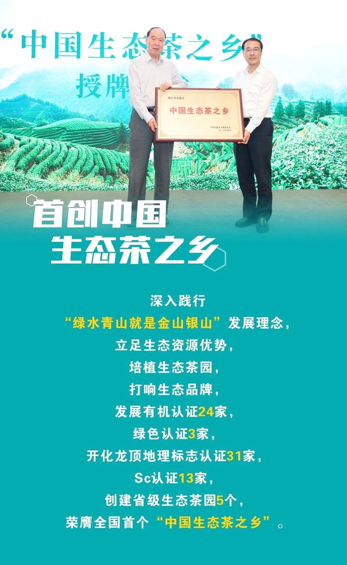 有关于钱源汇聚钱潮涌，开化龙顶开门红，2020开化茶产业十件事的新闻(1)