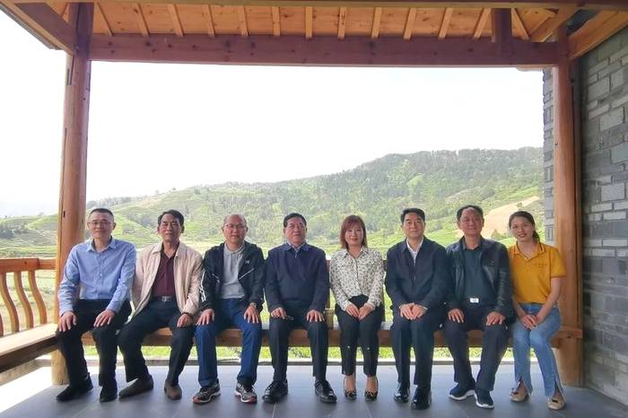 关于海峡两岸茶业交流协会会长陈绍军等一行深入武夷山调研茶产业的新闻(1)