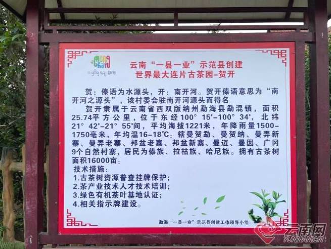 关于茶评检溯源中心走进勐海这个茶园开展服务的最新信息(2)