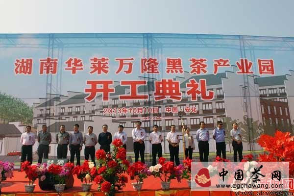 关于湖南华莱万隆黑茶产业园隆重开工的信息