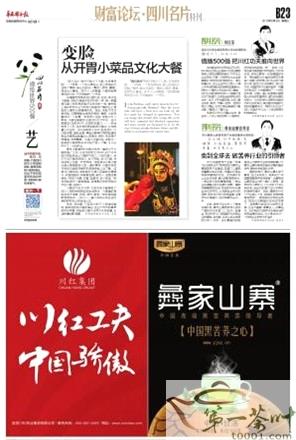 有关于“川红工夫”扬名《财富》全球论坛的热门消息(1)