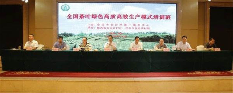 关于全国茶叶绿色高质高效生产模式培训班在汉中开班的新闻