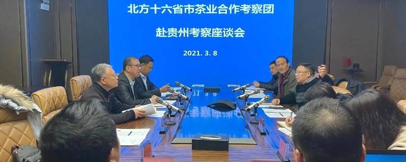关于产销“对对碰”——北方十六省市茶业合作考察团来黔洽谈拓商机的信息