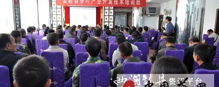 关于龙胜县组织举办茶叶产业开发技术培训班(图)的新闻