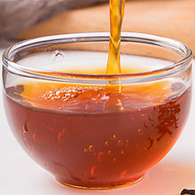 日月潭红茶汤色