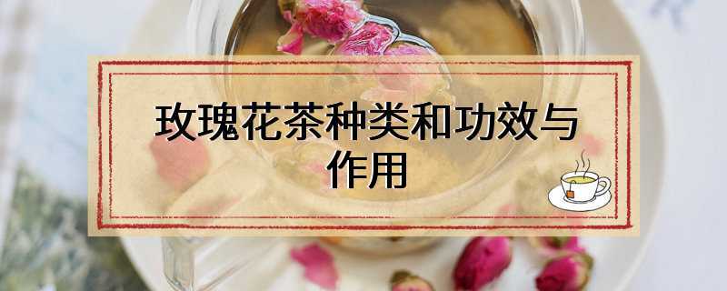 玫瑰花茶种类和功效与作用