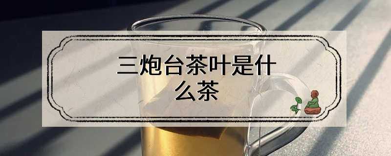 三炮台茶叶是什么茶