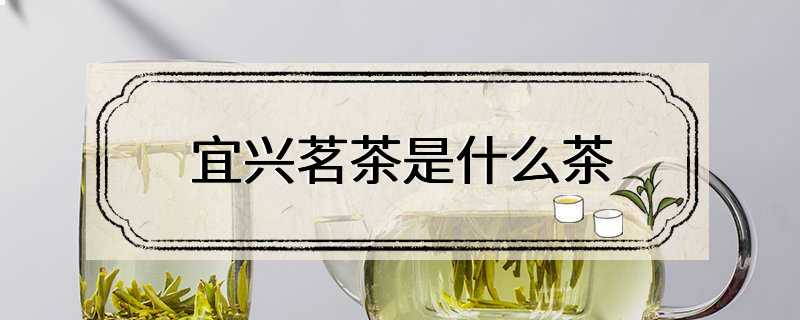 宜兴茗茶是什么茶