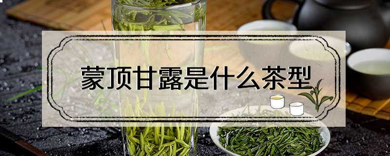 蒙顶甘露是什么茶型