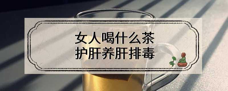 女人喝什么茶护肝养肝排毒