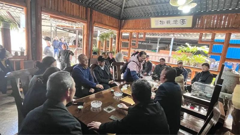 关于云南省茶叶流通协会赴临沧开展茶产业调研工作，建立“白莺山茶产业助力乡村振兴挂钩联系点”的相关内容(8)