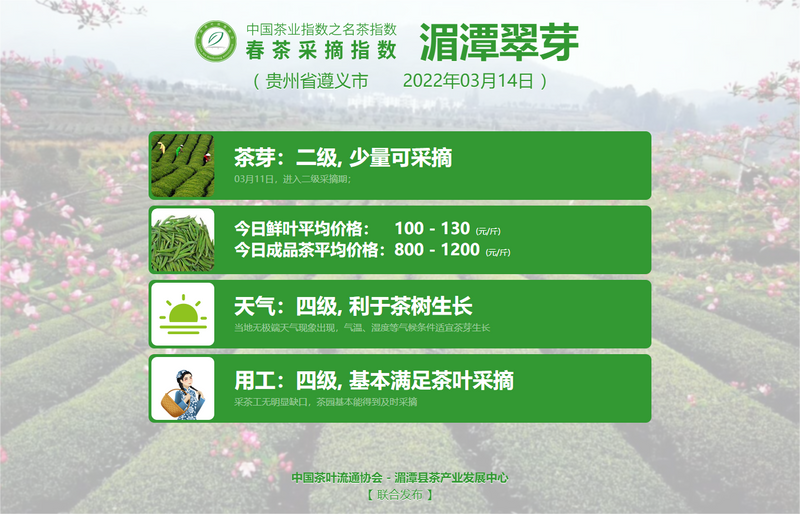 关于一周速读:西湖龙井139家授权企业、白茶等级标注、春茶采摘指数的资讯(9)