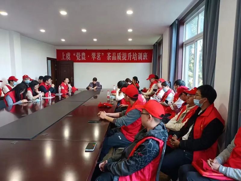 关于上虞区农业农村局青年干部实训班“采茶助农”在章镇上虞茶场举行的相关内容(11)