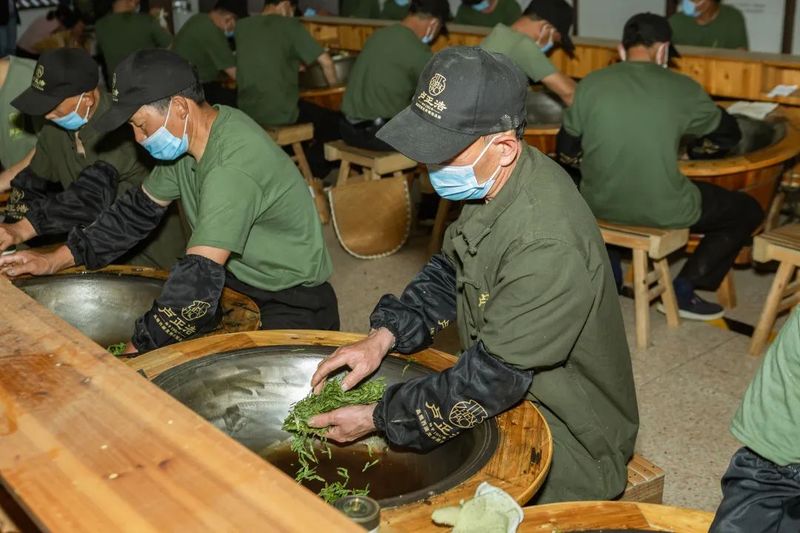 关于2022年卢正浩西湖龙井百人手工炒茶圆满结束的相关信息(9)