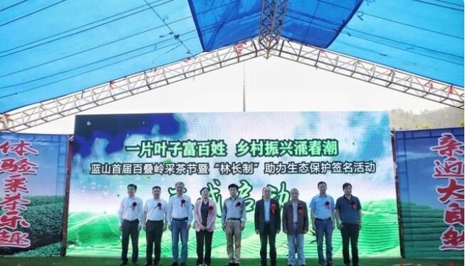 有关于蓝山首届百叠岭采茶节开幕啦！的信息