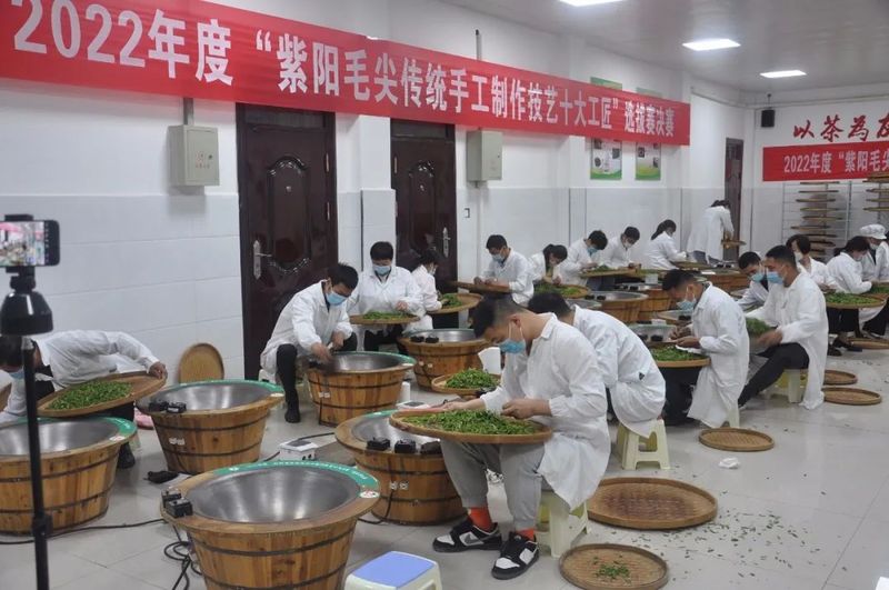 有关于2022年度紫阳毛尖传统手工制作技艺十大工匠选拔赛圆满落幕的内容(2)