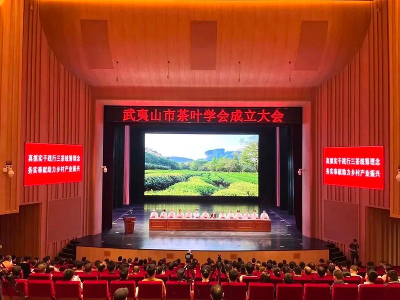 关于武夷山市茶叶学会成立大会圆满召开的新闻(1)