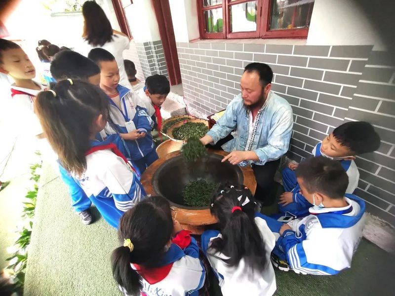 有关于黎平:茶香伴书香,茶文化进学堂的消息(5)