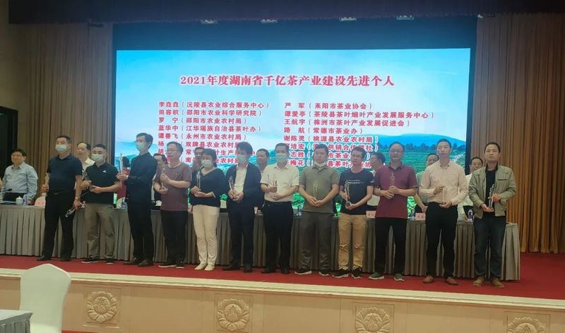 关于2022湖南省茶叶行业工作会议召开,邵阳获多项荣誉的消息(2)