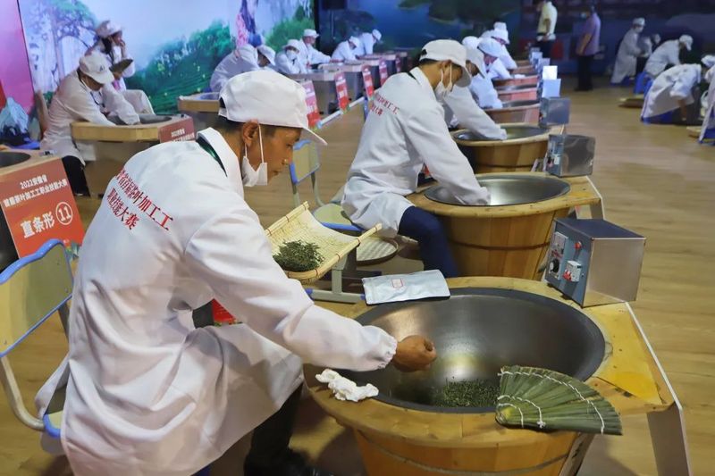 有关于高手云集!2022安徽省首届茶叶加工工职业技能大赛正式开赛!的信息(10)