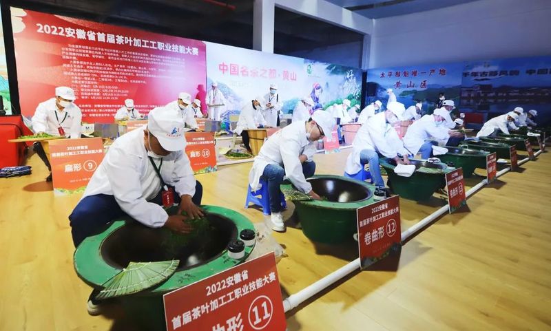 有关于高手云集!2022安徽省首届茶叶加工工职业技能大赛正式开赛!的信息(6)