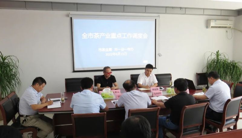 关于六安市茶产业重点工作调度会召开的新闻