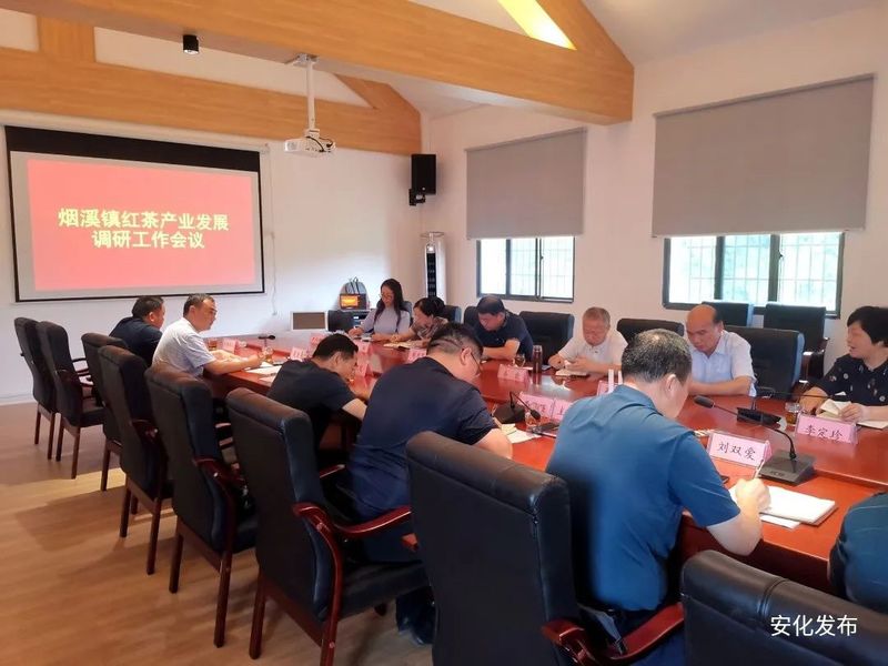 有关于李定珍到烟溪镇调研红茶产业的最新消息(1)