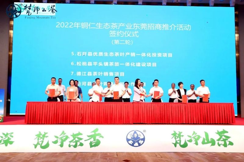 有关于贵州铜仁生态茶产业东莞招商推介会圆满举行的消息(7)