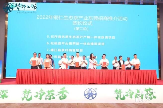 关于铜仁生态茶产业东莞招商推介会签约资金达8.98亿元的信息(3)