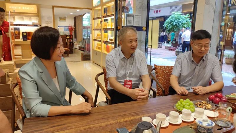 关于福鼎市茶产业发展领导小组领导莅临河南国香茶城视察白茶企业的最新消息(4)