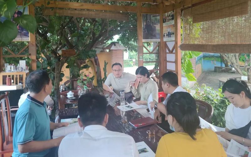 有关于白沙县委常委、组织部长符蝶一行莅临五里路开展党建引领茶产业高质量发展调研的消息(5)