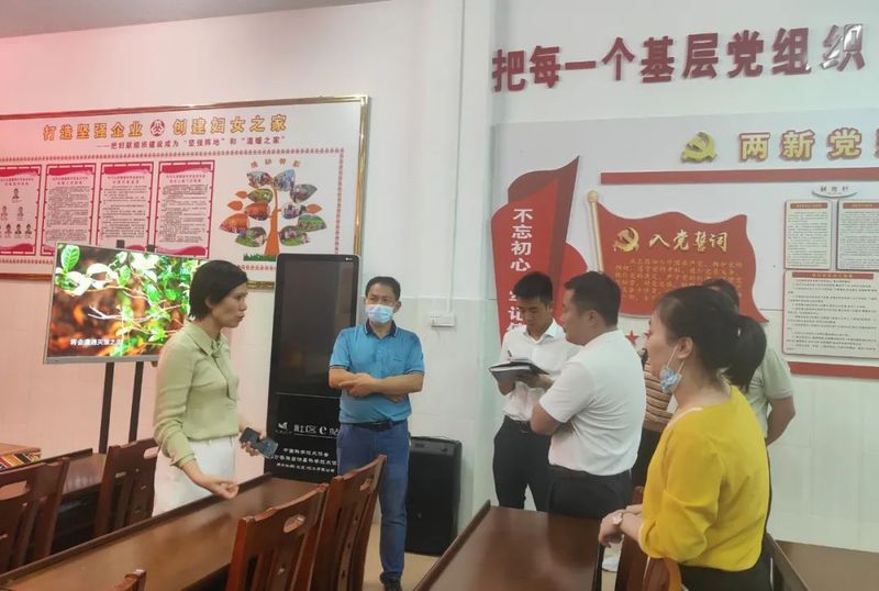 有关于白沙县委常委、组织部长符蝶一行莅临五里路开展党建引领茶产业高质量发展调研的消息(2)