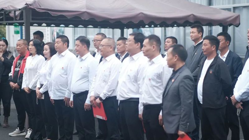 有关于城关镇举行富硒茶产业链党支部揭牌仪式的信息(2)