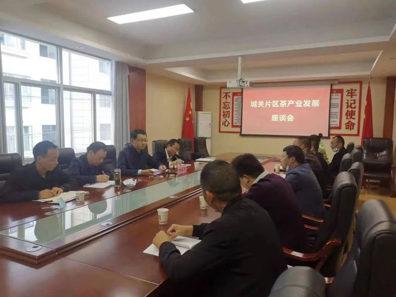 有关于商南召开城关片区茶产业发展座谈会的最新消息