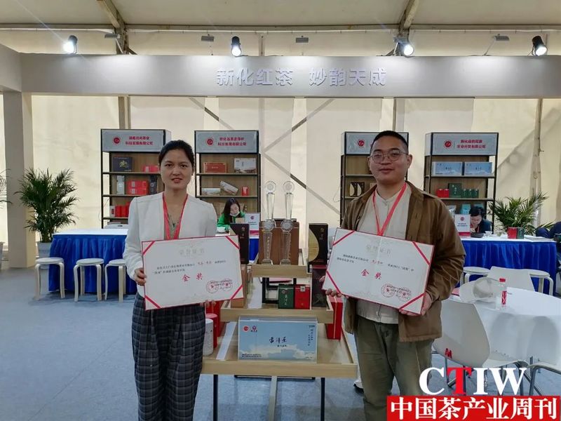 关于新化茶叶第二届潇湘茶文化节连获金奖的信息(1)