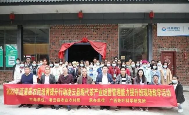有关于凌云县现代茶产业经营管理能力提升班开班的新闻(4)