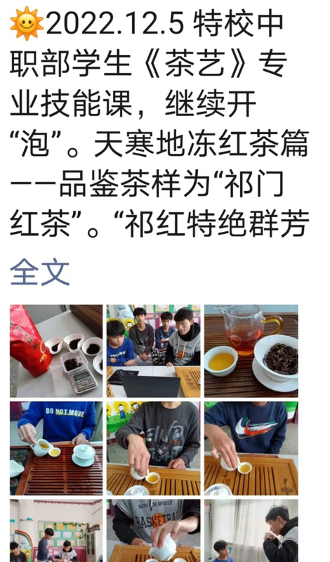有关于听障学生《茶艺》特色课与专业技能课的心理疗愈策略反思的资讯(6)