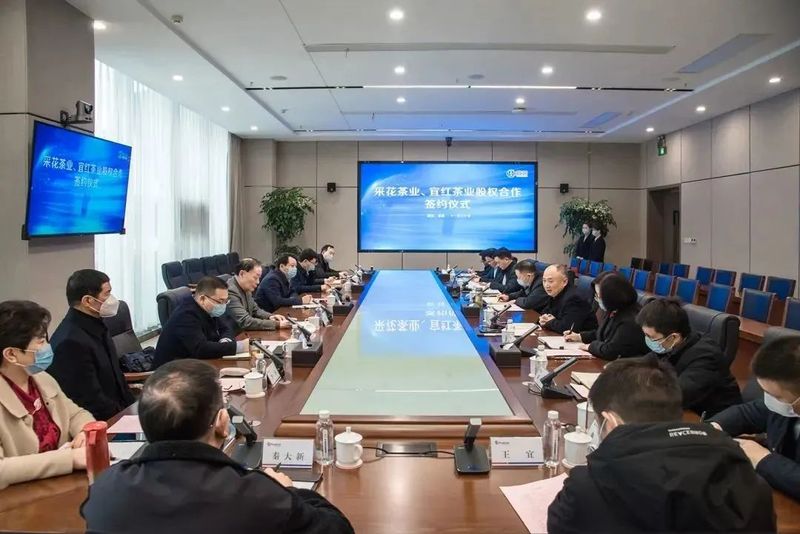 关于宜昌茶业百亿级“航母”加速启航，宜茶集团控股采花、宜红两茶企的相关信息