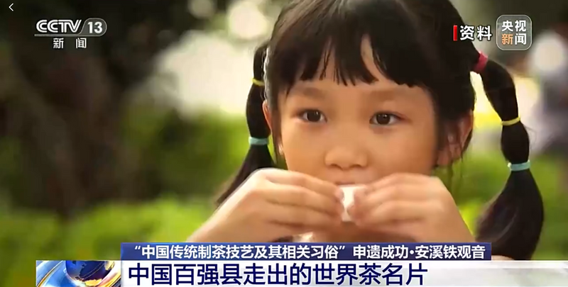 关于央视聚焦安溪铁观音申遗成功的内容(1)