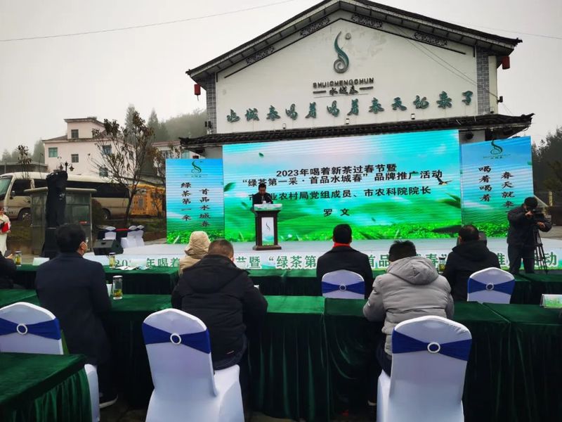 有关于2023绿茶第一采·首品水城春”品牌推广会在贵州六盘水举行的信息