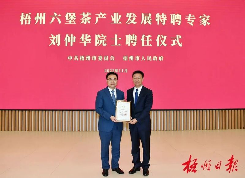 关于“与院士面对面——宣讲二十大精神 共话六堡茶高质量发展”活动昨举行的内容(1)