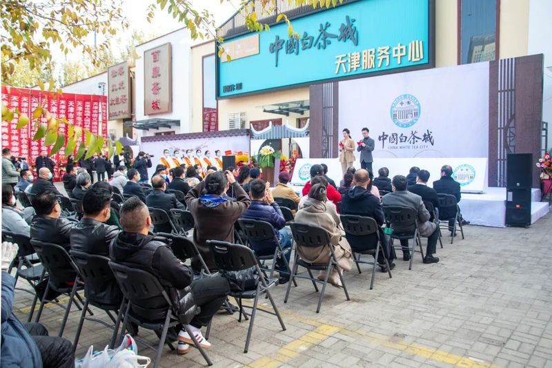 关于践行“三茶”理念 做强政和白茶： 中国白茶城天津城市服务中心启动运营的消息(1)