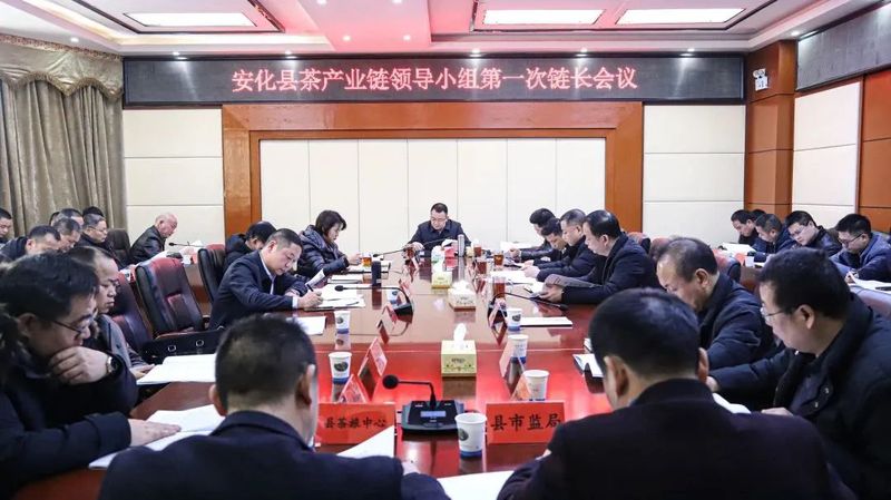 关于石录明：实现安化黑茶产业高质量发展的信息