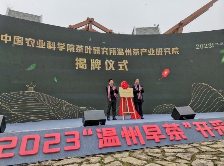 有关于中茶所建立温州茶产业研究院助推温州茶产业高质量发展的最新消息(1)